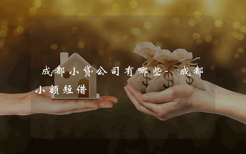 成都小贷公司有哪些-成都小额短借